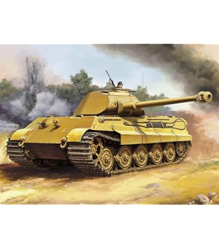 トランペッター　1/16 キングタイガー（ヘンシェル・ポルシェ両砲塔付き） 楽天市場】トランペッター 1/16 ドイツ軍 キングタイガー/フル